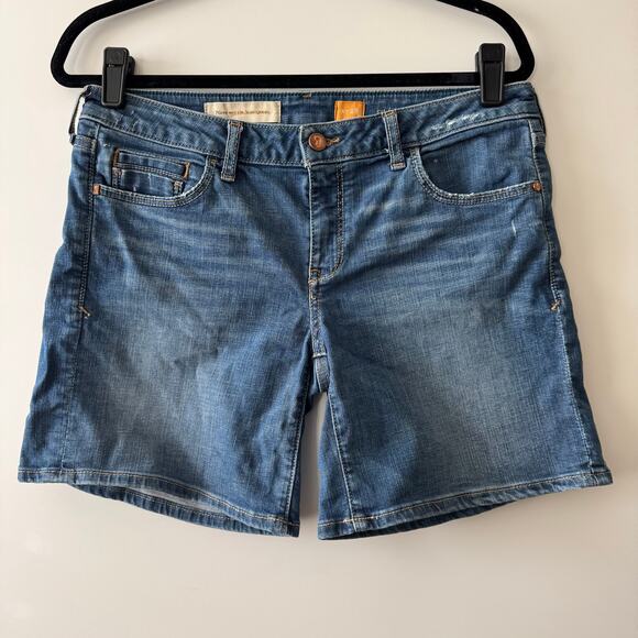 PILCRO AND THE LETTERPRESS Stet Fit Denim Shorts Size 28 - Picture 1 of 5